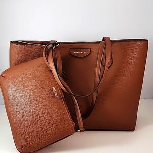 Nine West Landyn 2 Piece Purse Tote & Shoulder Bag Set NWOT